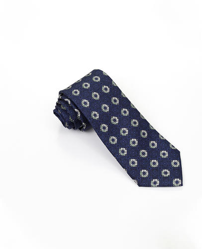FN-039 Assorted custom plaid design men' s fashion Woven Silk Tie