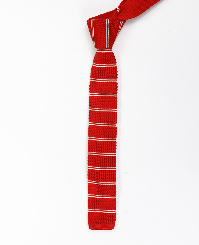 FN-109 logo high quality national silk knit handmade tie