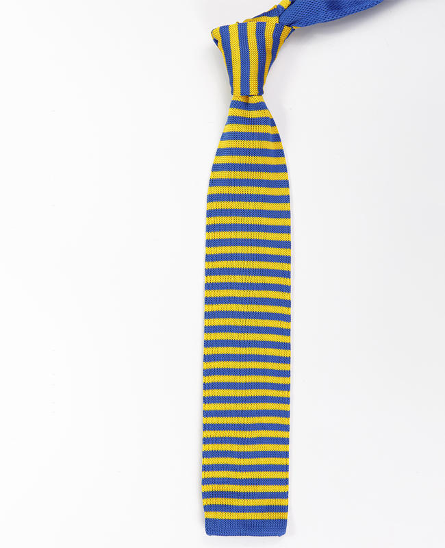 FN-112 Customized fashion two-tone striped knitted tie