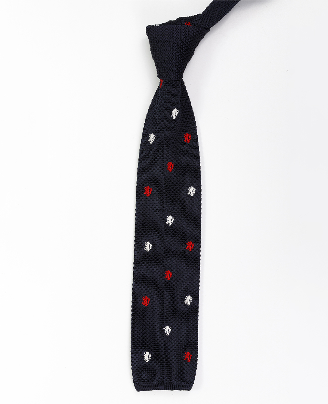 FN-113 Custom logo fashion pattern knitted tie