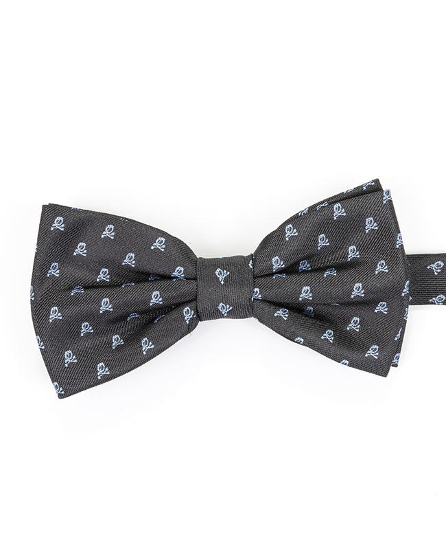 FN-068 Gloable colour dot design hoe selling Woven Silk fabric Bow Tie