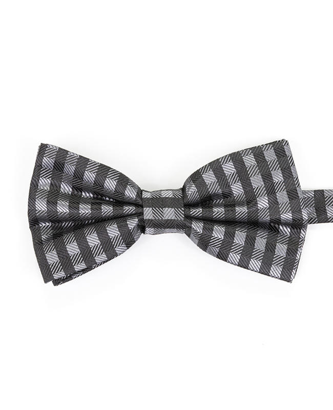 FN-069 Gloable colour dot design hoe selling Woven Silk fabric Bow Tie