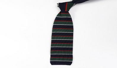What styles of knitted ties are there?